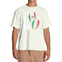 Mexican Italian Dna Heritage Nationality Flag Urban Heavy T-shirt | Artistshot