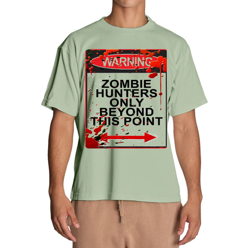 Warning Zombie-8yymf Urban Heavy T-shirt | Artistshot