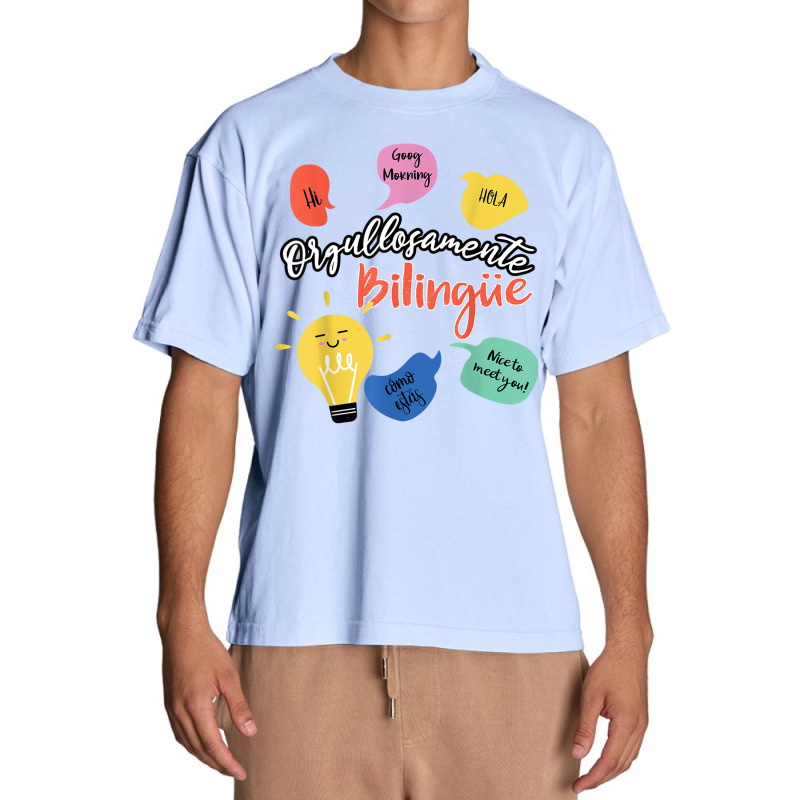 Orgullosamente Bilingue Maestra Urban Heavy T-shirt by ColleenDChamplin | Artistshot