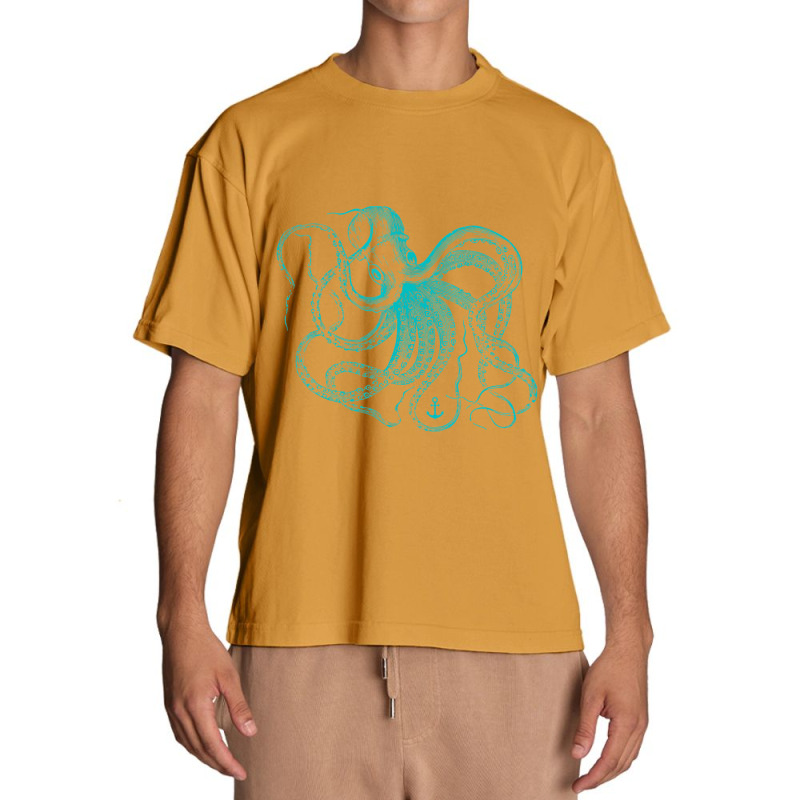 Octopus Cool Vintage Marine Biologist Ocean Sea Life 2 Urban Heavy T-shirt | Artistshot