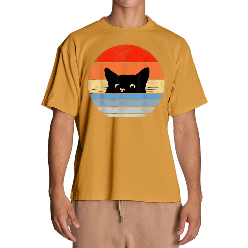 Retro Cat Shirt, Cat Shirt, Vintage Cat Shirt, Cat Lover Urban Heavy T-shirt | Artistshot