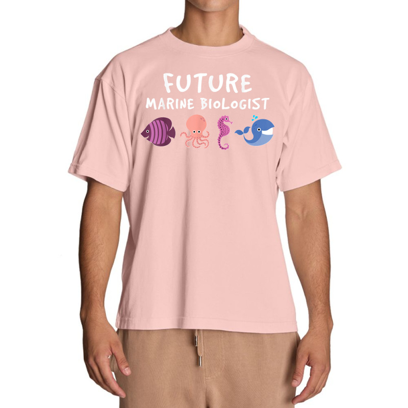 Future Marine Biologist Ocean Life Enthusiast Sea Lover Urban Heavy T-shirt | Artistshot