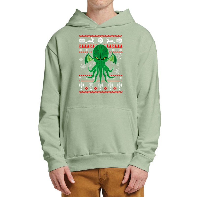 Cthulhu Ugly Xmas Gift Urban Pullover Hoodie | Artistshot