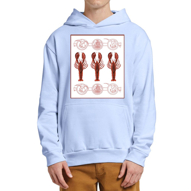 Lobsters Crustaceancore Urban Pullover Hoodie | Artistshot