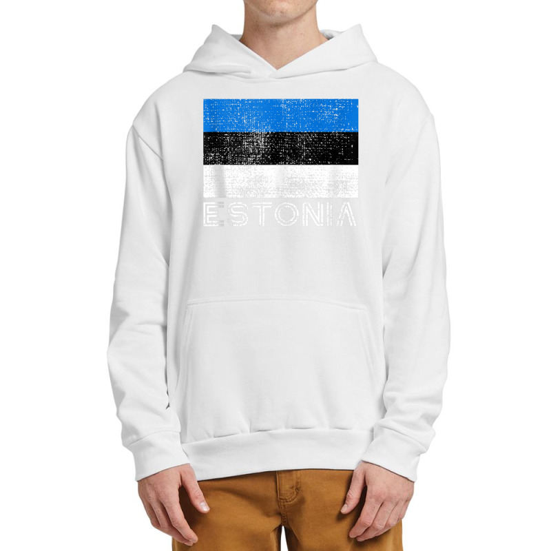 Estonian National Flag Vintage Pride Estonia Tank Top Urban Pullover Hoodie | Artistshot