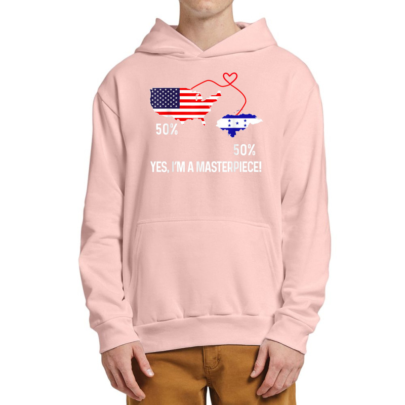 Half American Half Honduran Flag Combined Honduras Catracho Urban Pullover Hoodie by CaseVillarreal | Artistshot