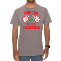 This Girl Loves Christmas Vintage T-shirt | Artistshot