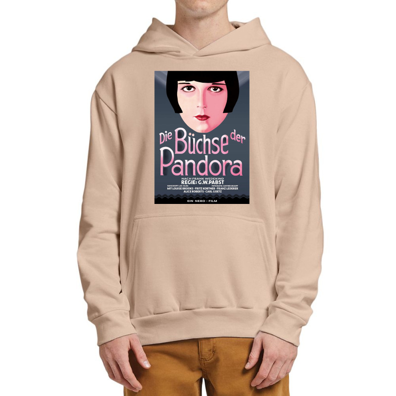 Pandora's Box - German Film Poster For The Silent Film Directed Urban Pullover Hoodie | Artistshot