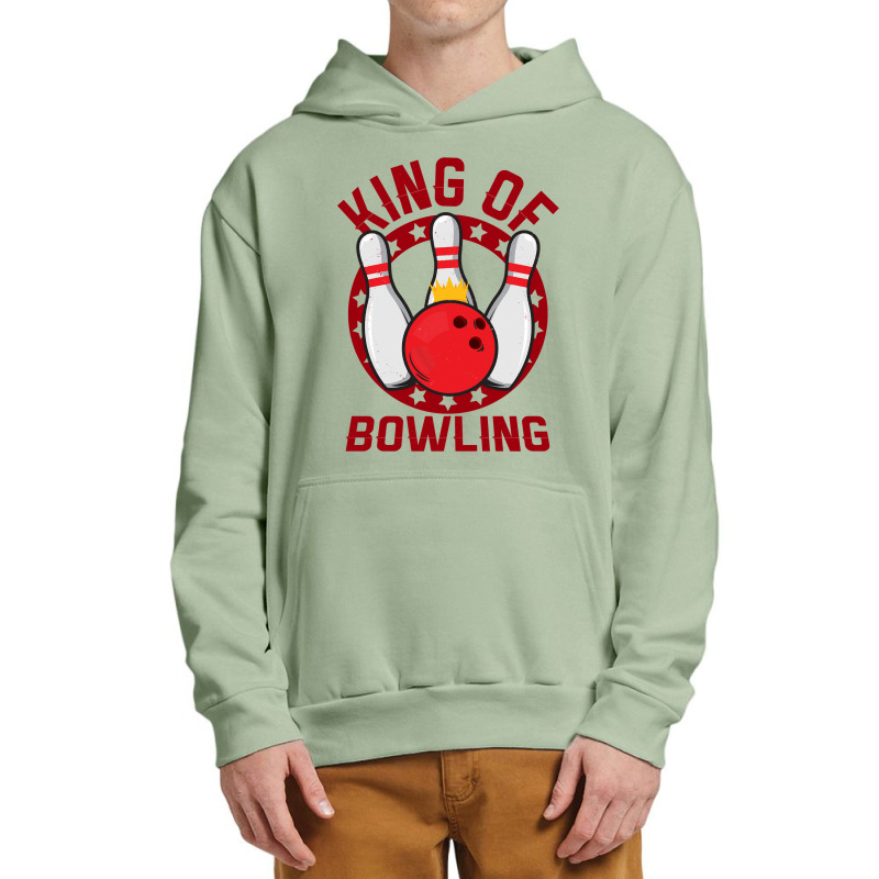 Bowling Bowl Champion King 542 Bowling Ball Urban Pullover Hoodie | Artistshot