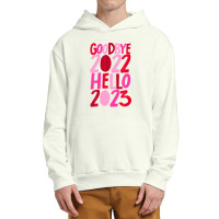 Goodbye 2022 Hello 2023 Happy New Year Pyjama Funny Urban Pullover Hoodie | Artistshot