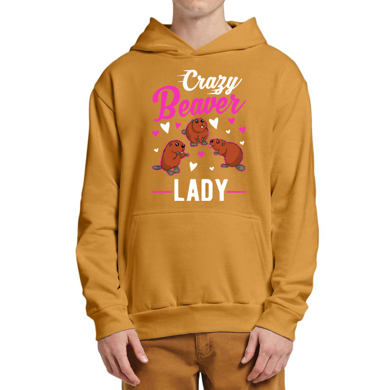 Beaver T  Shirt Crazy Beaver Lady T  Shirt Urban Pullover Hoodie by pumpkinslanguid | Artistshot