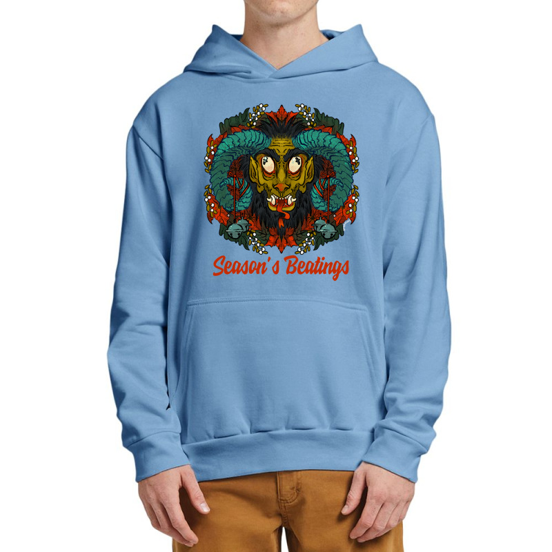 Season’s Beatings Krampus Urban Pullover Hoodie by ROBERTPENNINGTON | Artistshot