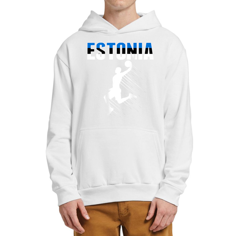 Proud Estonia Basketball Fans Jersey   Estonian Flag Baller T Shirt Urban Pullover Hoodie | Artistshot