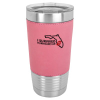 Hurricane Ian I Survived Hurricane Ian Leatherette Tumbler | Artistshot