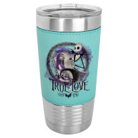 Funny Nightmare Before Christmas Valentines Jack True Love Leatherette Tumbler | Artistshot