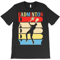 Fathers Day Gift Ideas T  Shirtbadminton Daddy Funny Daddy Papa Gifts T-shirt | Artistshot