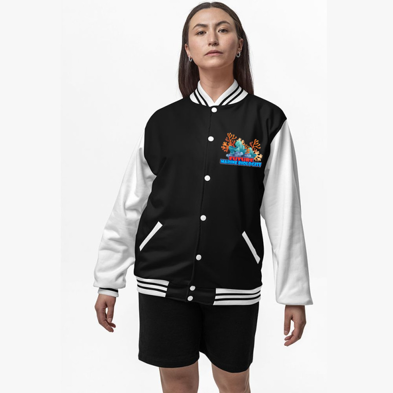 Future Marine Biologist Marine Biology Bomber Jacket by Prismatic | Artistshot