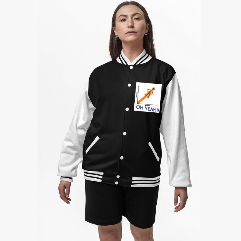 Vector Direction Magnitude Design Bomber Jacket | Artistshot