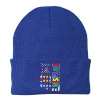 Usa And Latin American Countries Flag Hispanic Heritage T Shirt Beanie | Artistshot