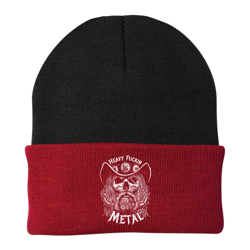 Heavy Fuckin Metal Beanie by cm-arts | Artistshot