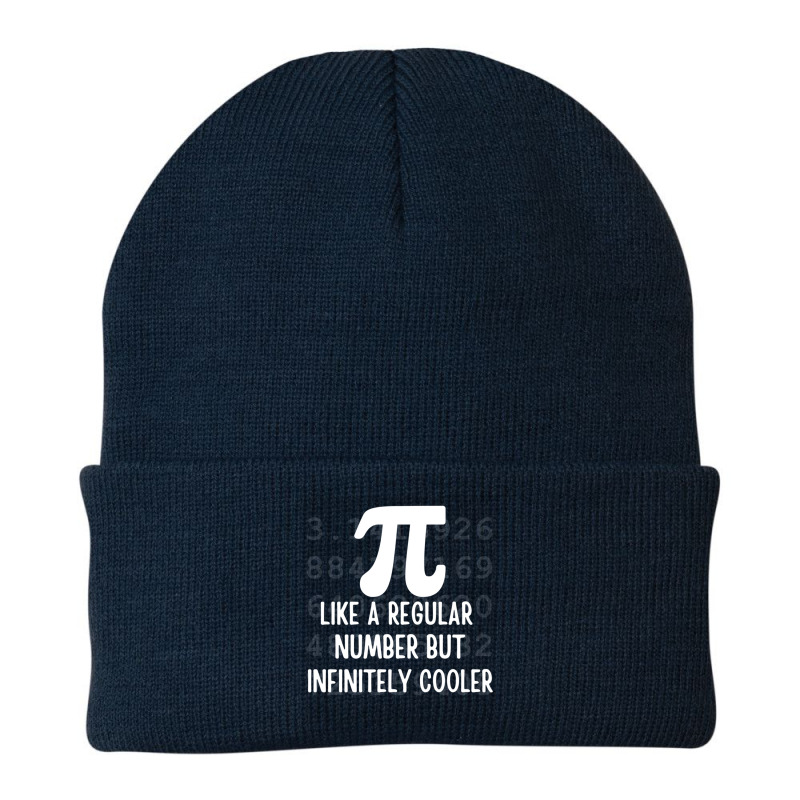 Pi Like A Regular Number But Infinitely Cooler Funny Pie Day Beanie by cm-arts | Artistshot