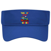 This Boy Loves Trains Locomotives And Wagon! Kid Boys Train T Shirt Visor Hat | Artistshot