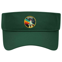 Usa Space Agency Vintage Colors V03 Visor Hat | Artistshot