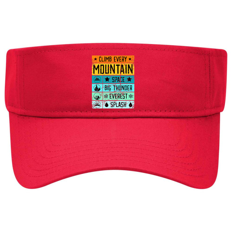 Climb Mt Everest Shirt Splash Mountain Shirt Space Mountain Premium T Visor hat by cm-arts | Artistshot