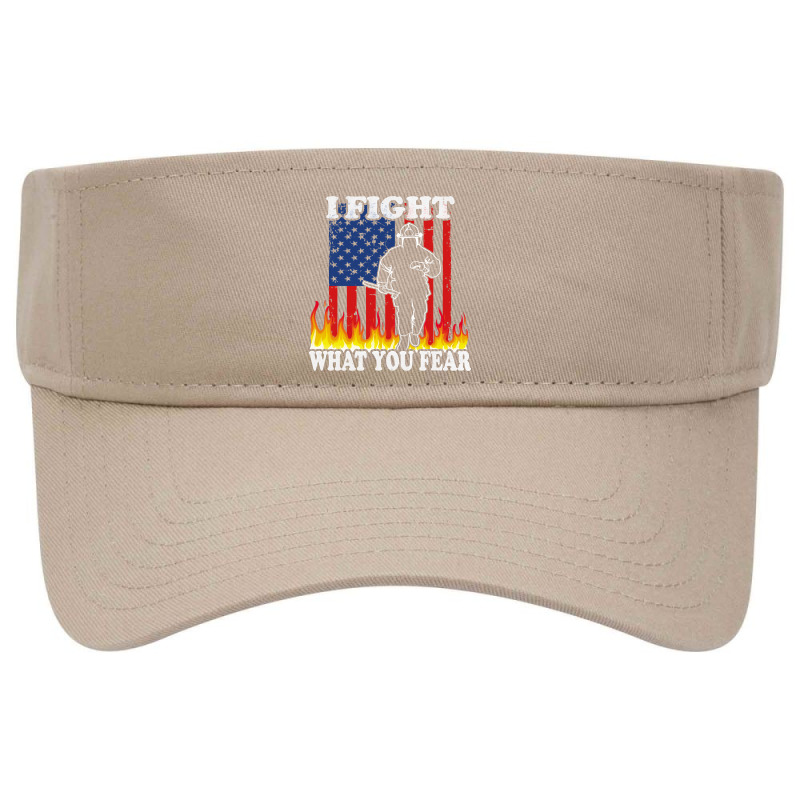 I Fight What You Fear, Fireman Fight Fire, Fire Department Skull Usa,  Visor hat by SHOPTRUI4 | Artistshot