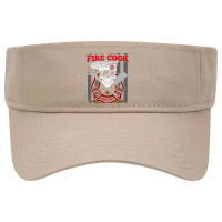 Fire Station Chief Chef, Fire Cook, Fire Station, Chief Chef, Fire Sta Visor Hat | Artistshot