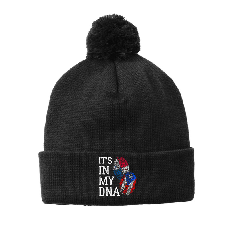 It's In My Dna Panamanian Puerto Rican Panama Puerto Rico T Shirt Pom Pom Beanie by butacnlzaidelpz | Artistshot