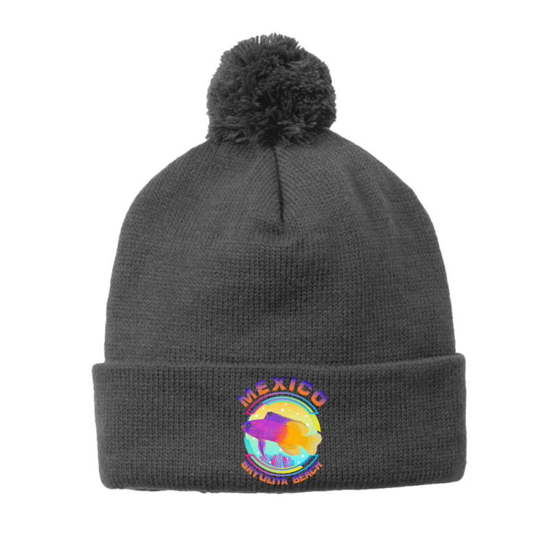 Mexico Sayulita Beach  Shirt Mexico Sayulita Beach ( Riviera Nayarit), Pom Pom Beanie by rabbitappear | Artistshot