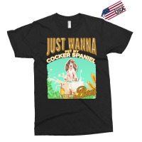 Brown Cocker Spaniel T  Shirt Dog Owner, Just Wanna Pet My Brown Cocke Exclusive T-shirt | Artistshot