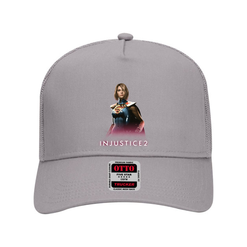 Injustice 2   Supergirl Supergirl Mesh Back Trucker Hat | Artistshot