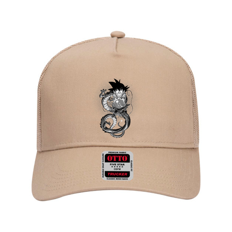 Dragon Goku Silhouette Mesh Back Trucker Hat by Ha Thu | Artistshot