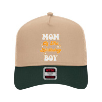 Mom Of The Birthday Boy Funny Mother Mama Family Matching T Shirt Mesh Back Trucker Hat | Artistshot