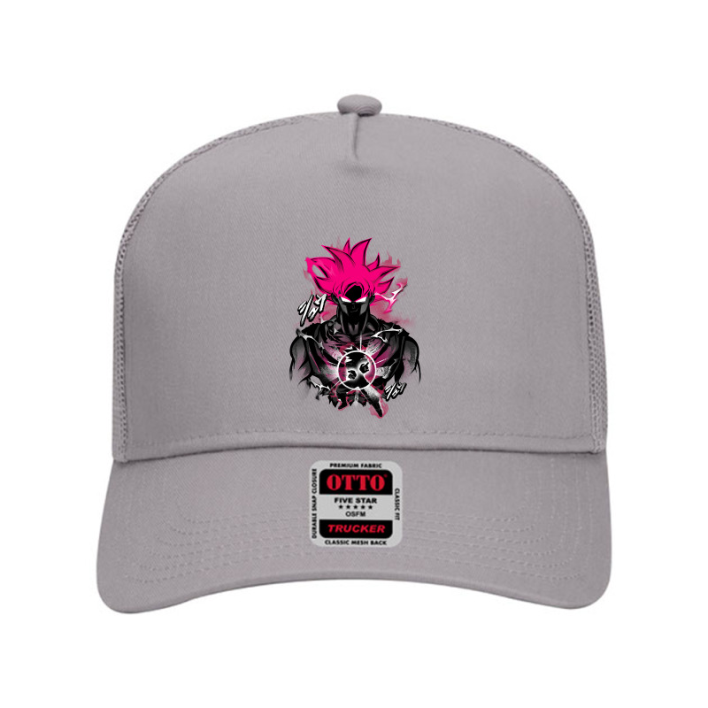 Attack Of Saiyan Red Mesh Back Trucker Hat by greggjvandervor | Artistshot