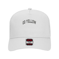 Go Yellow Team Summer Camp Competition Color Event War Game T Shirt Mesh Back Trucker Hat | Artistshot