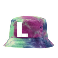 Letter L Capital Alphabet Monogram Initial T Shirt Tie Dyed Bucket Hat | Artistshot