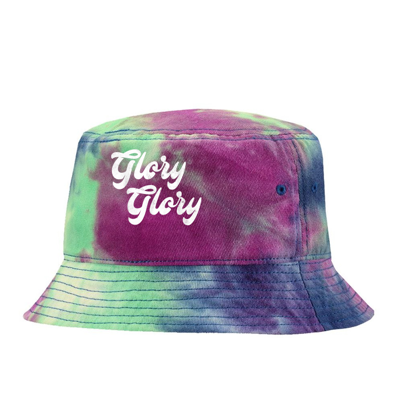 Vintage Glory Glory Game Day Fight Song T Shirt Tie Dyed Bucket Hat by deleonnylorindg | Artistshot