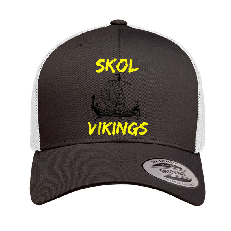 Skol Vikings Minnesota Shirt Tank Top Retro Trucker Cap | Artistshot