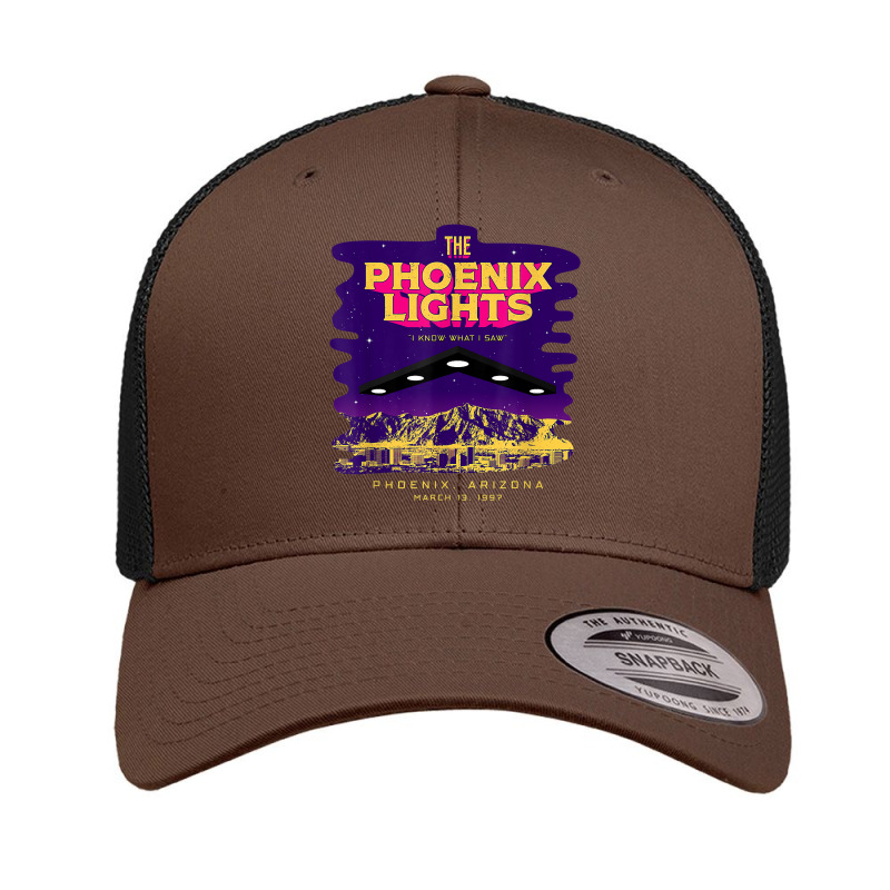 The Phoenix Lights Alien Believer Spaceship Ufo Men & Women T Shirt Retro Trucker Cap | Artistshot