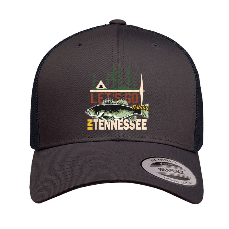 Fishing Camping Fishing In Tennessee Nature Tennessee Fishing Retro Trucker Cap by urethrapricey | Artistshot