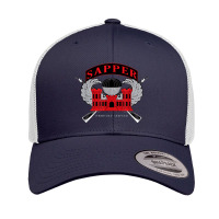 U.s. Army Combat Engineers Sapper Retro Trucker Cap | Artistshot