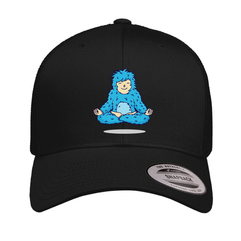 Meditation Monster Retro Trucker Cap by skiesze | Artistshot