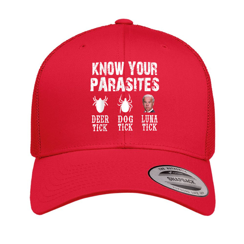 Know Your Parasites Anti Joe Biden T Shirt Retro Trucker Cap by nycerecoverdell | Artistshot