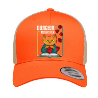 Dnd Dungeon Meowster Rpg Tabletop Gaming Dm Role Player Retro Trucker Cap | Artistshot