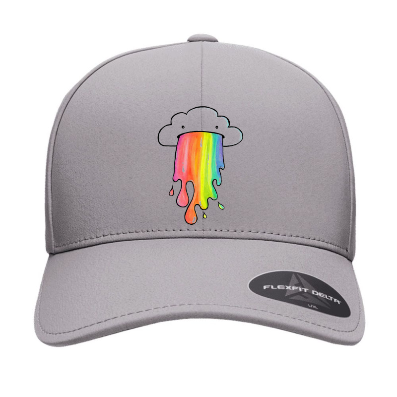 Cloud Overlay Rainbow Seamless Cap by lindumawardi | Artistshot