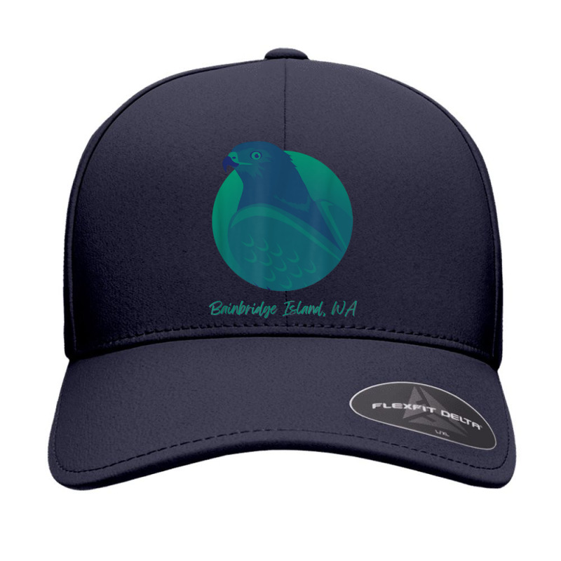 Bainbridge Island Wa Osprey Sea Green Raptor Ocean Bird T Shirt Seamless Cap by MoczoTenleigh | Artistshot