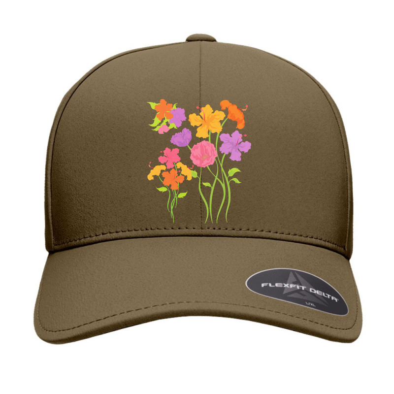 Botanical T  Shirt Floral Garden Flowers Plants Gardener Botanical T Seamless Cap by wlowe820 | Artistshot